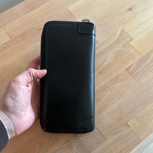 Rudsack black leather wallet